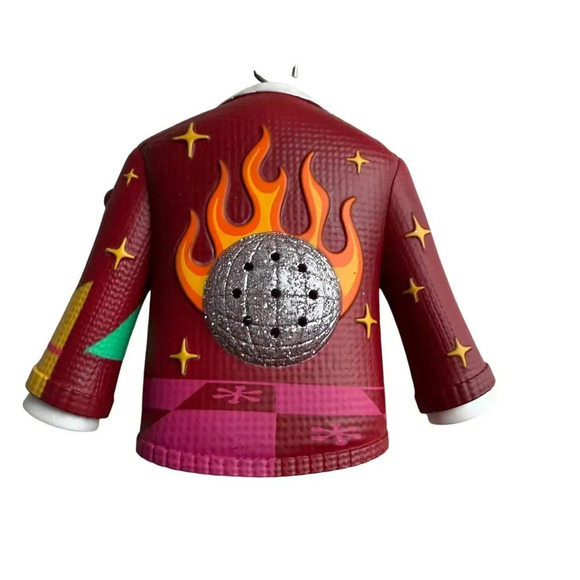 Hallmark Ornament 2021 Disco Inferno Santa Crazy Christmas Sweater, Musical - Picture 5 of 7